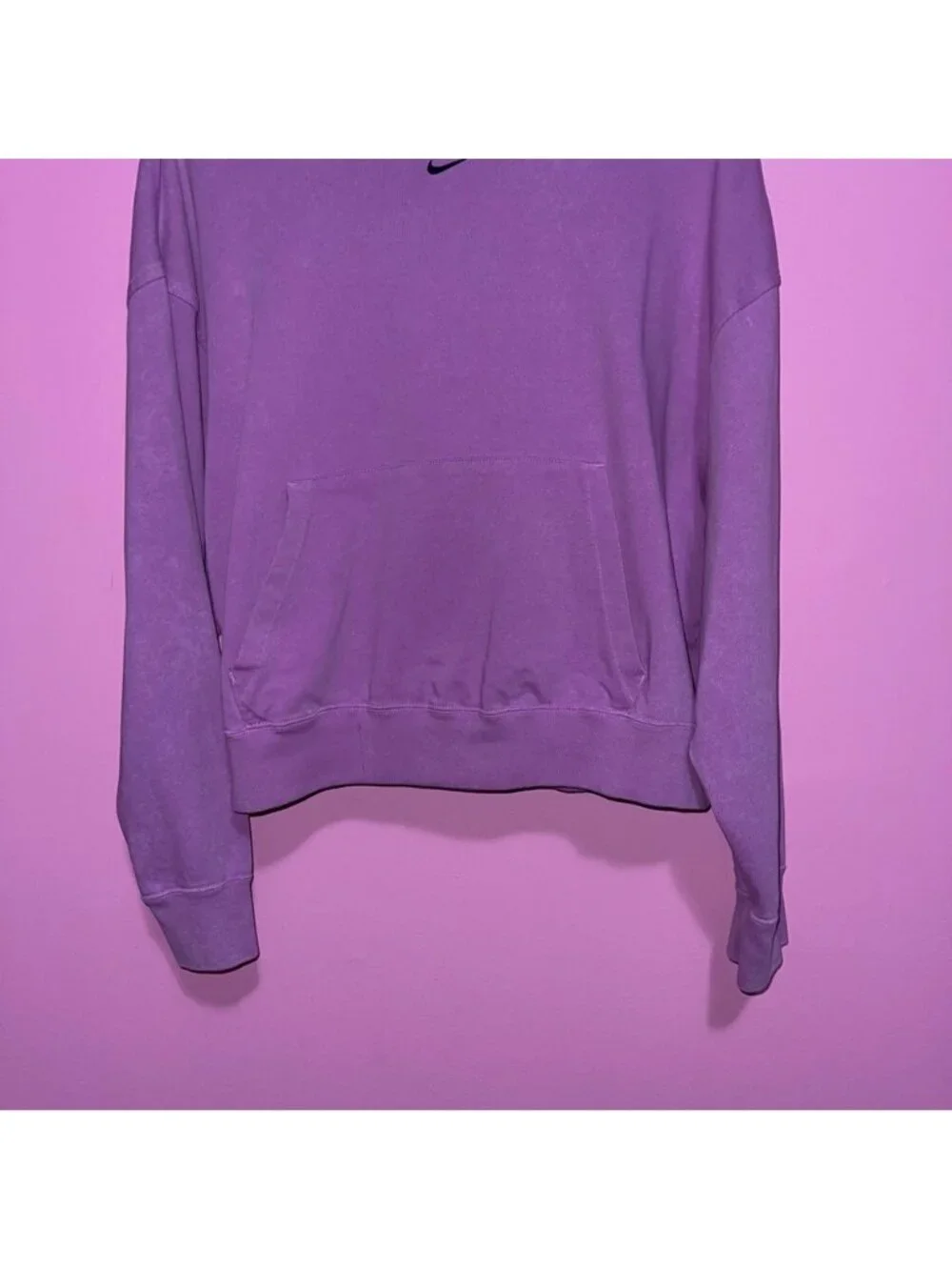 Nike Sportswear Washed Hoodie Women’s Small‎ Light Purple Cotton Pullover